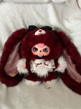 Baby Three Sugar Baby 400% - Red Bunny plush